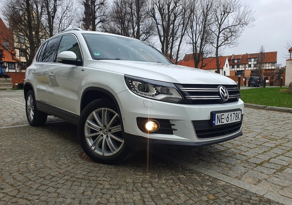 Volkswagen Tiguan cena 59999 przebieg: 173000, rok produkcji 2014 z Elbląg małe 704